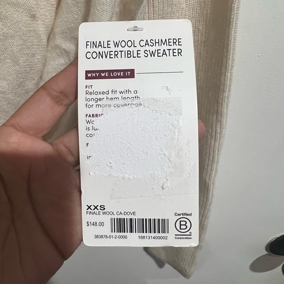 Athleta Finale wool cashmere sweater - Picture 6 of 8